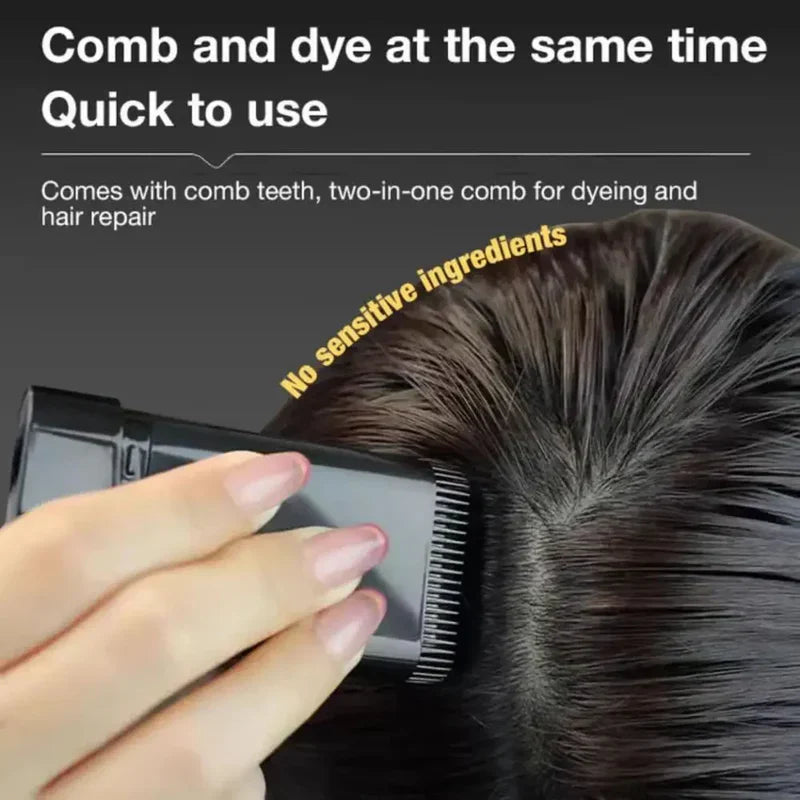 Sweat and water proof hair dye comb