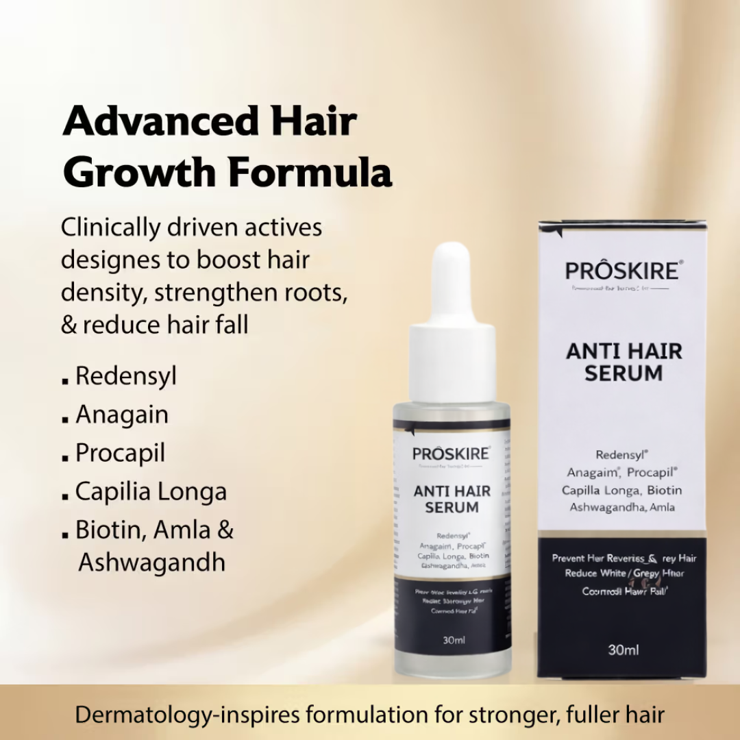 Proskire Anti-Grey Hair Serum | Reduces White Hair