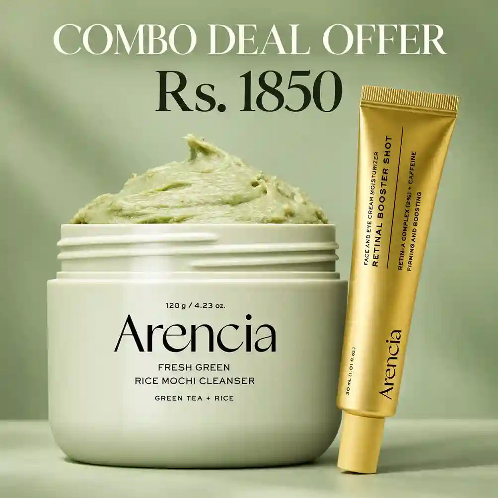 Arencia Rice Mochi Cleanser & Vitamin C Booster Shot | COMBO DEAL OFFER