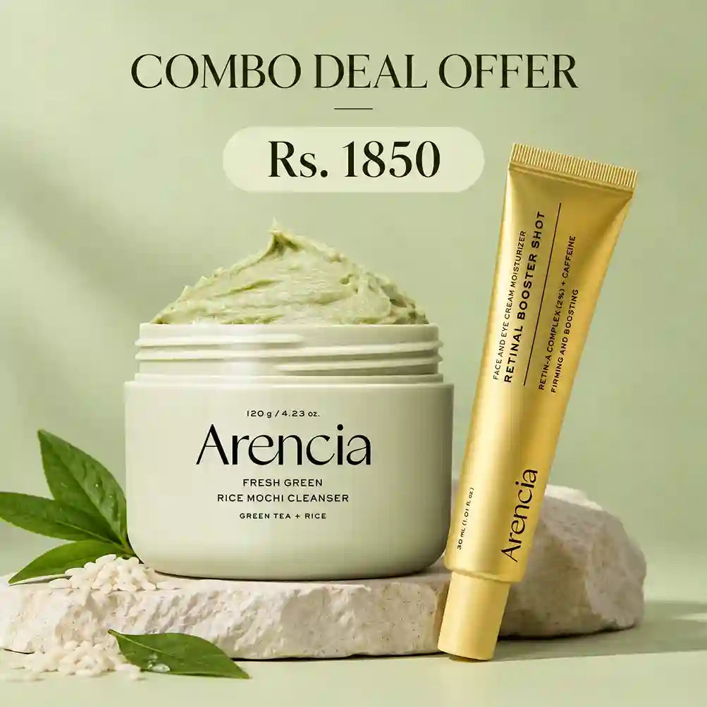 Arencia Rice Mochi Cleanser & Vitamin C Booster Shot | COMBO DEAL OFFER